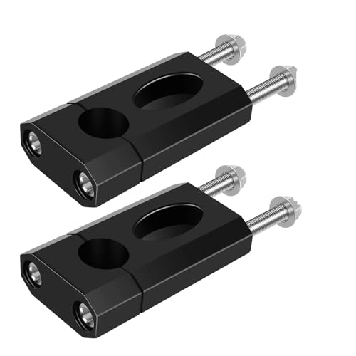 Risers de guidon moto 7/8 pouces en alliage d'aluminium pour rehausser le pilotage
