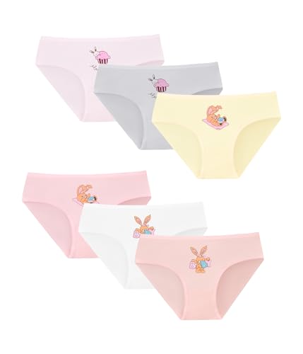 Mädchen Baumwoll-Slips Multipack – Weiche und Bequeme...