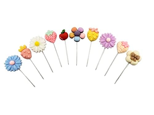Image of MeiSie Hijab Fastener /Multicolor Hijab Clip Set /Scarf Holders /Needle Fasteners /Lapel Brooch Set - Pack of 10 (Set 5)