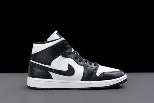 Jordan 1 Mid Women White/Black-Panda Mid DV0991-101 8.53