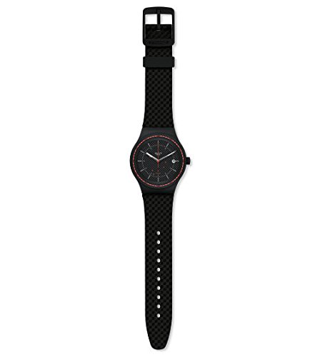 Swatch Herren Analog Automatik Uhr mit Silikon Armband SUTB406 – Bild 3