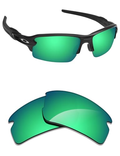 Image of Alphax Polarized Replacement Lenses for Oakley Flak 2.0 OO9295 59mm Sunglasses | Glare Reduction | Precision Cutting