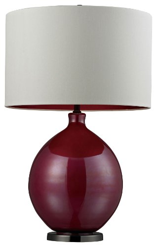 Hgtv Home Cerise Pink Blown Glass Table Lamp #TOP17