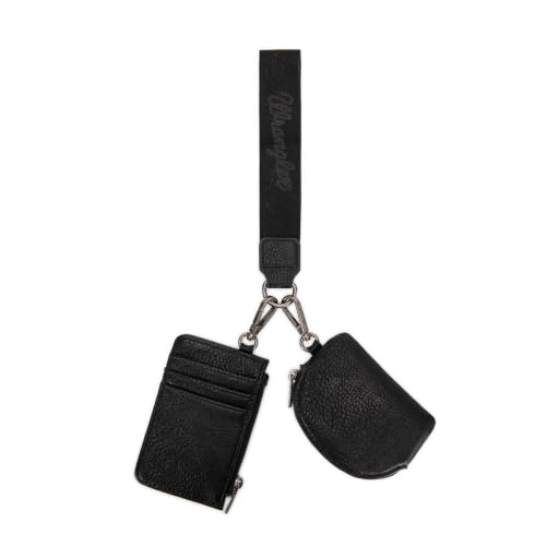 Image of Wrangler Keychain Wristlet Wallets for Women Western Dual Pouch Wristlet Credit Card Holder Wallet