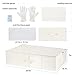 Wedding Dress Storage Box - Wedding Dress Preservation Box with 20 Sheets of Acid Free Tissue Paper for Storage Wedding Dress Storage Box Kit,Heirloom Wedding Gown Storage Box - Bride Musthaves(Beige)