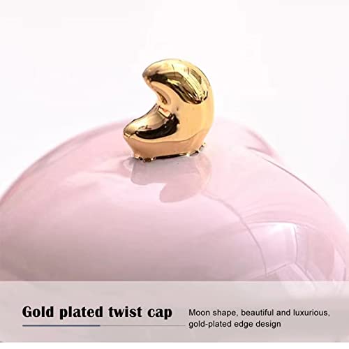 Cremation Keepsake Urns For Human Ashes Or Pet Ashes-Ceramic Heart Moon-Decorative Urn-Memorial Funeral Urn For Sharing Ashes #TOP2