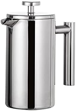 Stainless Steel Coffee & Tea Maker, Makes 8 Cups - Portable Thermal Coffee Makers For Home, Camping, Traveling(1L)