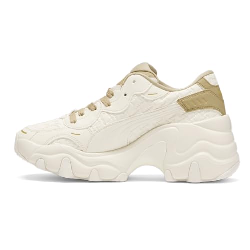 PUMA Womens Pulsar Deboss Platform Sneakers Shoes Casual - Off White3