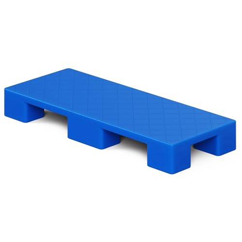 16 in. x 40 in. x 5 in. Plastic Pallet – Durable Polyethylene Industrial Shipping & Storage Platform