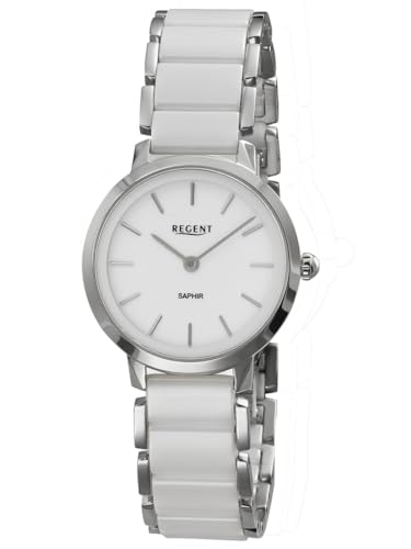Montre à quartz femme REGENT blanche pour vos tenues du quotidien