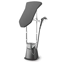 Philips All-in-One 8000 Series Ironing Solution – Dual Heating Technology, Adjustable Multi-Angle Board, Continuous Steam 90 g/min, OptimalTEMP Heated Plate, Kills 99.9% Bacteria, Compact (GC628/80)