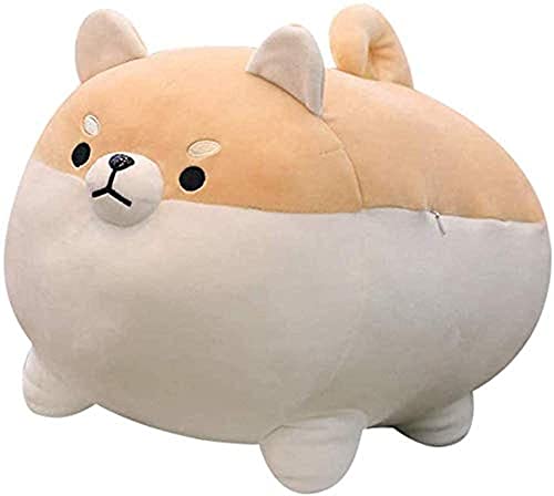 Image of Skin Friendly Ultra Soft Cute Toy Stuffed Shiba Inu Dog Toy for Girlfriend, Baby Boy Girl, Toddlers, Kids Childrens, Gift - (Peach and White), (12 Inch)