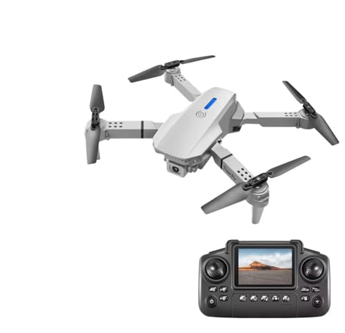 Dron Mini con Cámara FPV para Adultos y Niños/Control Remoto con Pantalla/Transmisión en vivo/Hovering de Flujo Óptico/Plegable/Aterrizaje con Un Clic/Retorno Automatico/3D Flip/Regalo Niñas/Niños