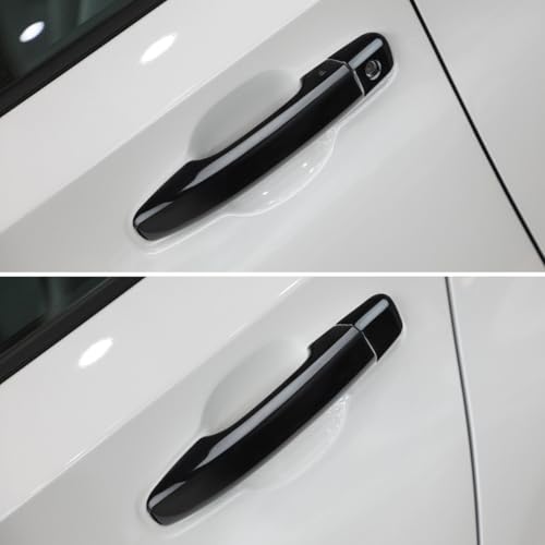 DLOVEG Car Door Handle Cover Compatible for 2018 2019 2020 2021 2022 Honda Accord Accessories Door Handle Protector Glossy Black (Without Keyless Entry Holes)