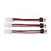 OliRC 3pcs Compatible with Big Tamiya Female Adapter Wire 12awg 4in for RC Lipo Battery ESC(C67-3)