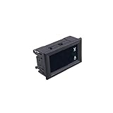 Tamaño: 48x29x21mm Mini Digital DC amperímetro del voltímetro de CC 100V 200V 10A 50A 0,28\" Pantalla de Voltaje Actual del medidor de batería Solar de Coches voltios amperios probador LED Monitor