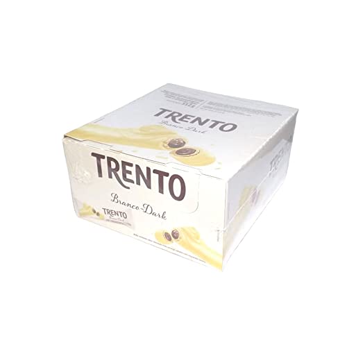 TRENTO Display - WAFER TRENTO CHOCOLATE BRANCO 32g - 16 unidades
