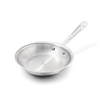 All-Clad 4108 Stainless Steel Tri-Ply Bonded Dishwasher Safe Fry Pan/Cookware, 8-Inch, Silver [Warehouse]