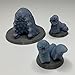 HERO Creations Giant Leech Figurine Miniature (Gray/Unpainted) - RPG - Roleplaying Games - Dungeons and Dragons - Pathfinder - Diorama