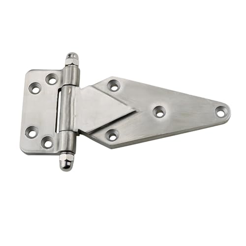 190mm Cold Store Storage Door Hinge Oven Industrial Equipment Refrigerated Seafood Steam Cabinet Hardware(B Stainless Steel)