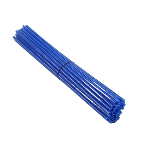 Cubre radios azul oscuro para ruedas de bicicleta y moto pack de 36 piezas universal