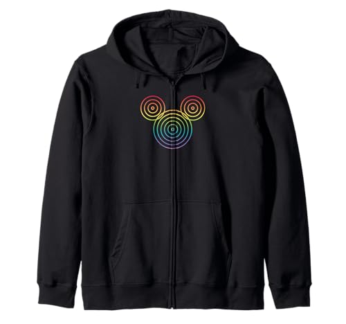Mickey Rainbow Pride sweat zippé Disney idéal pour vos sorties urbaines