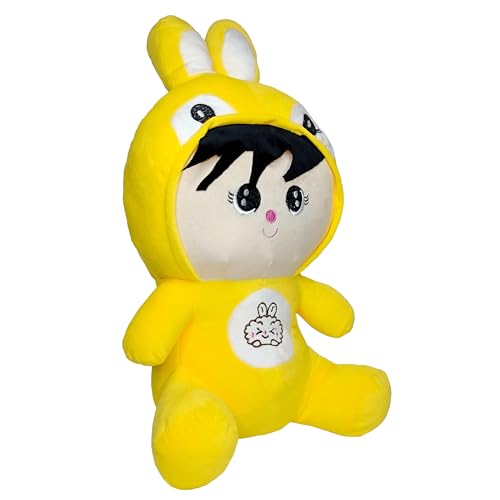 Image of Storescent Soft Toys for Kids - Stuffed Animal Plush Soft Toy for Boys & Girls | Plushie Toy Yellow Bunny