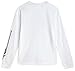 Fila Boys Long Sleeve Shirts - Soft Cotton Blend Long Sleeve Jersey Graphic Tees for Boys - Casual Fashion Kids Clothes, Size 8, White Nick