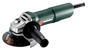 metabo Winkelschleifer W 750-125 - 750 W, 125 mm Scheiben-Ø, 11.500 U/min, 1, 9 Nm Drehmoment - Kompakt und ergonomisch für Schleifen Trennen Fräsen, ideal für Werkstatt & Baustelle - Inkl. Zubehör