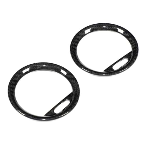 Marco de fibra de carbono para salida de aire lateral de Fiat 500 Abarth, pack de 2 piezas