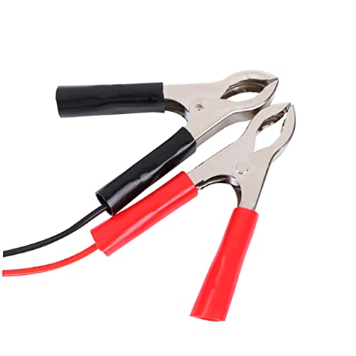 AKOOSY Sae a Adaptador De Pinzas De Cocodrilo Adaptador De Cable De Cargador De Motocicleta Abrazaderas Del Cargador De Batería Cables De Puente De Motocicleta