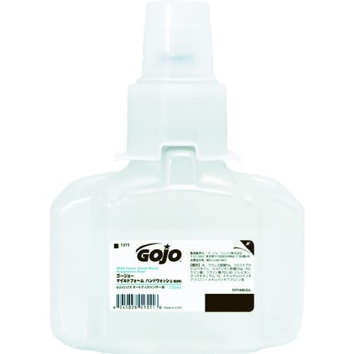 ＧＯＪＯ 　ゴージョー　マイルドフォームウォッシュ（無香料）７００ｍＬ（ＬＴＸ用カートリッジ） 1311
