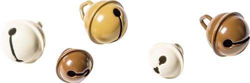 KNORR prandell Metallglöck.11/15mm braun natur 5er
