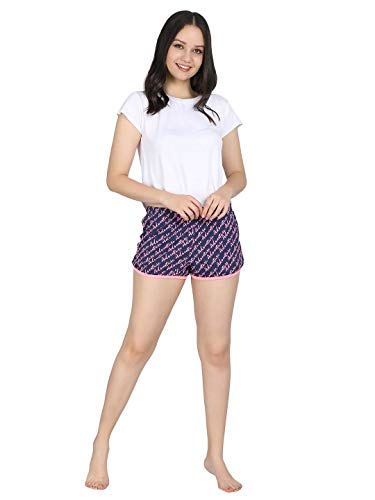 Image of KOTTY Printed Women Multicolor Night Shorts (Multi,32)