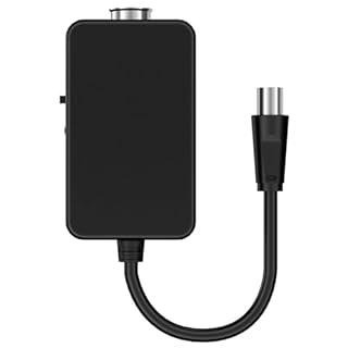 Mercury | Amplificatore di segnale antenna TV alimentato tramite USB | Filtro 4G/5G | Guadagno 20dB | Amplificatore digitale per antenna HD per interni per una migliore ricezione | Design compatto