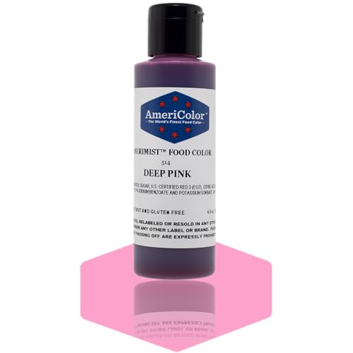 AMERIMIST DEEP PINK AIRBRUSH COLOR 4.5 OZ Cake Decorating Color