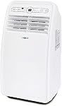 Uhome portatif Air Conditionneur, 8000 BTU Compact AC Unité avec refroidissement, déshumidificateur, ventilateur, télécommande et kit de montage de fenêtre inclus, blanc
