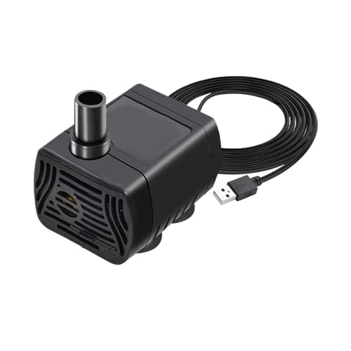 Industrial Water Pressure Diaphragm Pump DC3.5V-9V USB 3W 200L/H Micro Submersible Filter Pump For Pool Fountain Aquarium