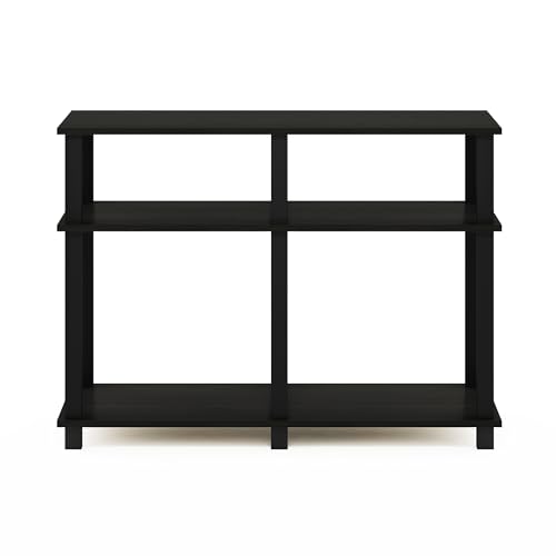 Image of Furinno Romain Turn-N-Tube Stand for TV up to 40 Inch, 40-Inch, Espresso /Black