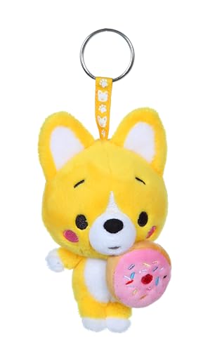 Gipsy Toys – Peluche Little Corgi Cuties 12 CM : Porte-CLES Corgi - Donut
