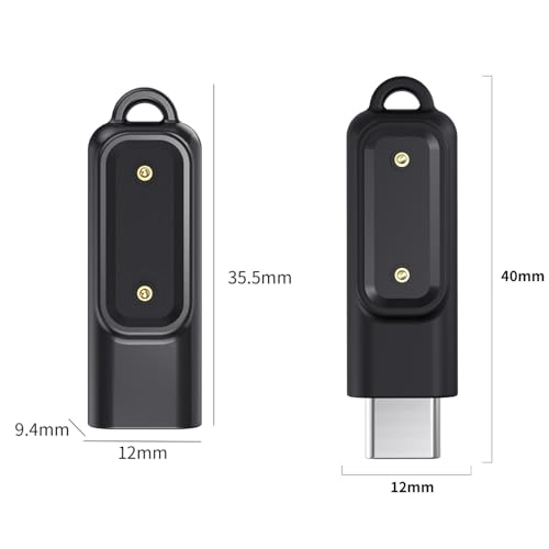 Base de carga compatible con Huawei Band 8 9 Fit 3 adaptador cargador smartwatch tipo C 2 piezas 7