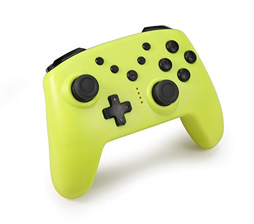 Wireless Pro Controller for Switch/Switch Lite,Supports Gyro Axis, Turbo and Dual Vibration –Yellow