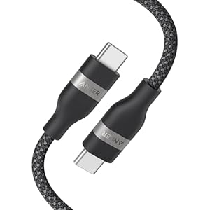 Anker Nano USB C Cable, 240W 3FT Flexible Multi-Color Braided Cord, Fast Charging Type C Charger for iPhone 17/16 Series, MacBook Pro and More(Black)