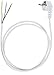 Produktbild Anschlussleitung Zuleitung Stecker Netzkabel Stromkabel 3-polig 3 x 0,75mm2 (10.0 Meter, Weiss)