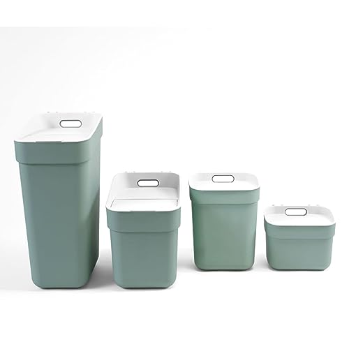 Caneca de basura rectangular 30 litros verde Curver miniatura 5