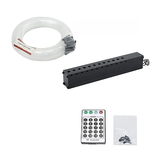Kit fibre optique 3W ciel étoilé DELURA avec effet météore 12 trous