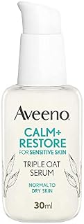 Aveeno Face Calm + Restore Triple Oat Serum, Clear, Sensitive, 30 ml