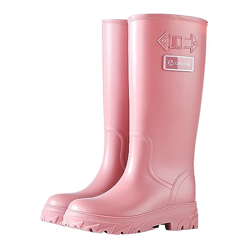 Zapatos de Lluvia para Mujer Botas Ligeras Cómodas Impermeables Exteriores Transpirables con Antideslizante (38) #119