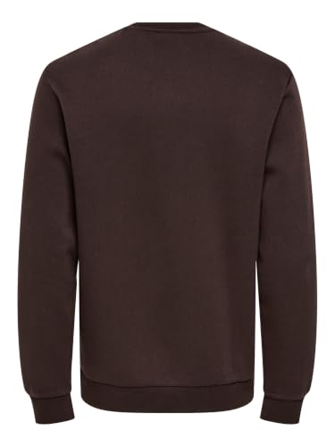 Only & Sons Herren Onsceres Crew Neck Noos, Coffee Bean, S – Ansicht 4