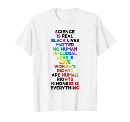 Science Is Real Black Lives CSD - CSD arcoíris LGBT Camiseta